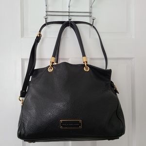 Marc by Marc Jacob's Black crossbody Too Hot to Handle Satchel Leather Purse